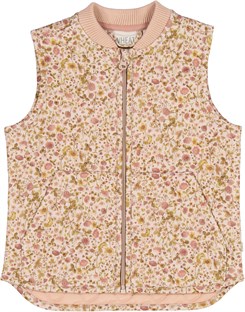 Wheat Thermo Gilet vest - Watercolor flora